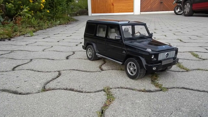 MASINA CU TELECOMANDA MERCEDES-BENZ G55 NEGRU CU SCARA 1 LA 24 [3]