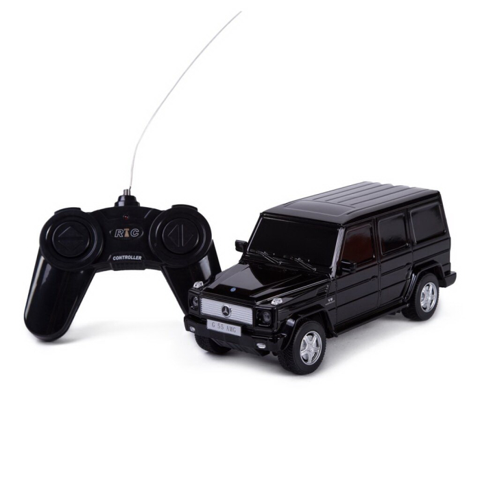 MASINA CU TELECOMANDA MERCEDES-BENZ G55 NEGRU CU SCARA 1 LA 24 [1]