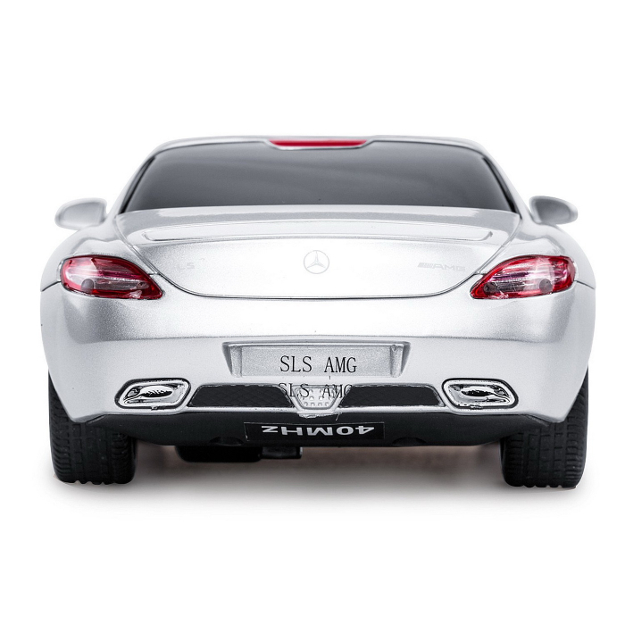 MASINA CU TELECOMANDA MERCEDES-BENZ SLS AMG ARGINTIE SCARA 1 LA 24 [4]