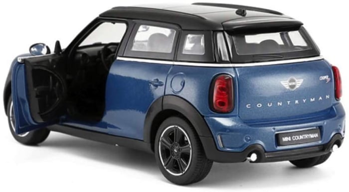 MASINUTA METALICA MINICOOPER ALBASTRU SCARA 1 LA 24 [4]