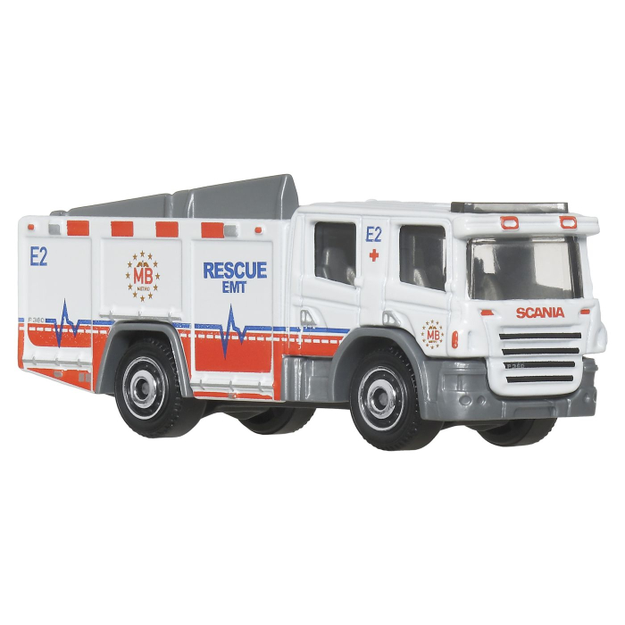 MATCHBOX SET 5 MASINUTE METALICE RESCUE EMT SCARA 1 LA 64 [6]