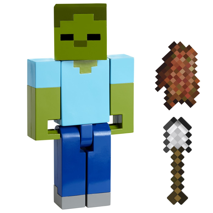 MINECRAFT CRAFT A BLOCK FIGURINA ZOMBI 8CM [2]
