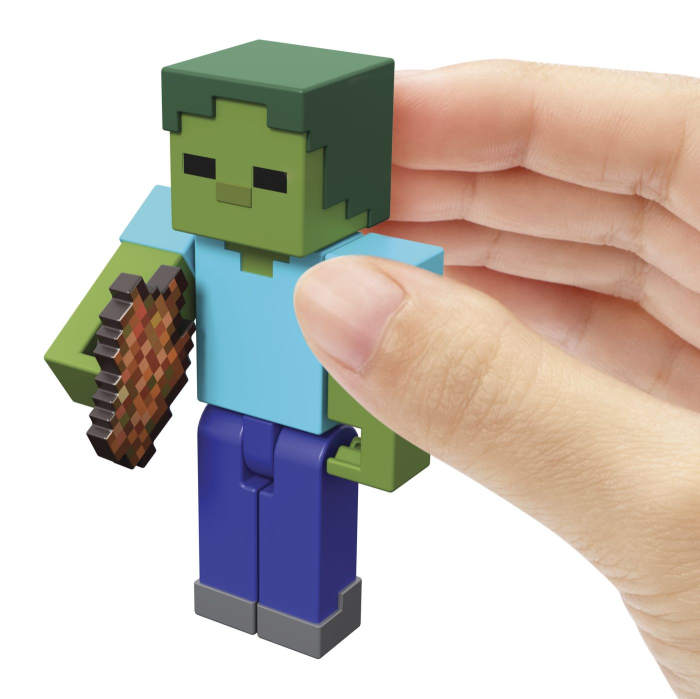 MINECRAFT CRAFT A BLOCK FIGURINA ZOMBI 8CM [4]