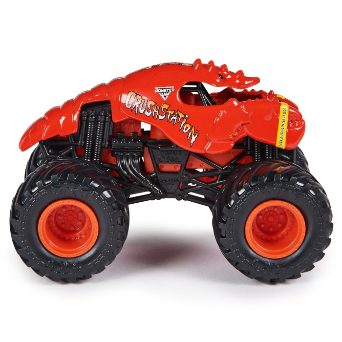 MONSTER JAM MASINUTA METALICA CRUSHSTATION SCARA 1 LA 64 [2]