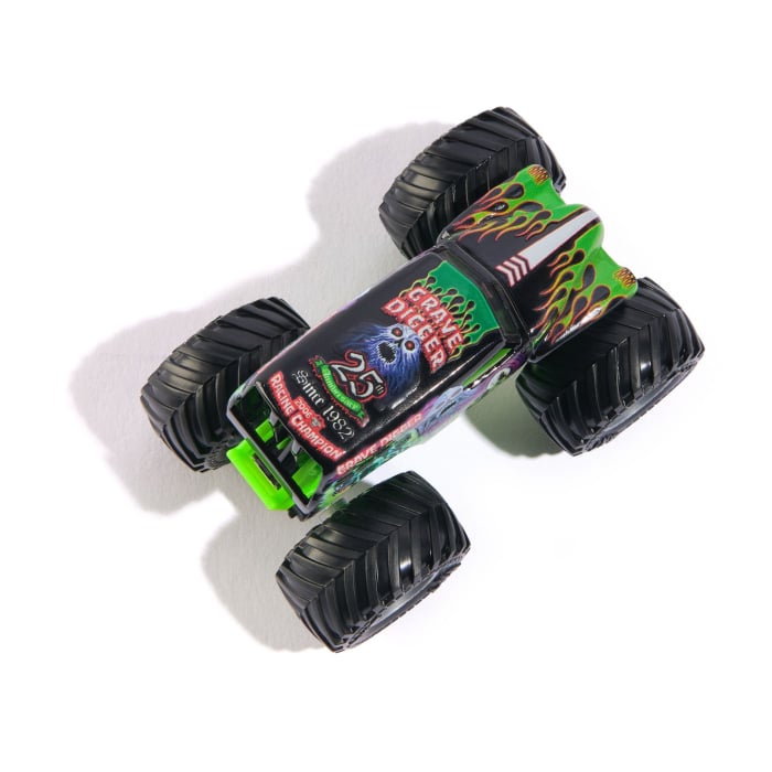 MONSTER JAM MASINUTA METALICA GRAVE DIGGER SCARA 1 LA 64 [4]
