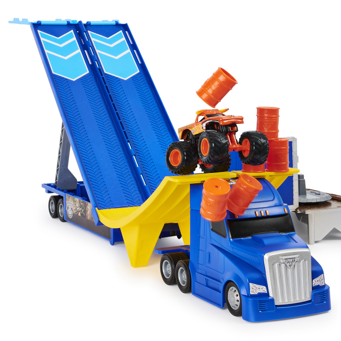 MONSTER JAM SET DE JOACA CAMIONUL CONVERTIBIL IN ARENA [3]