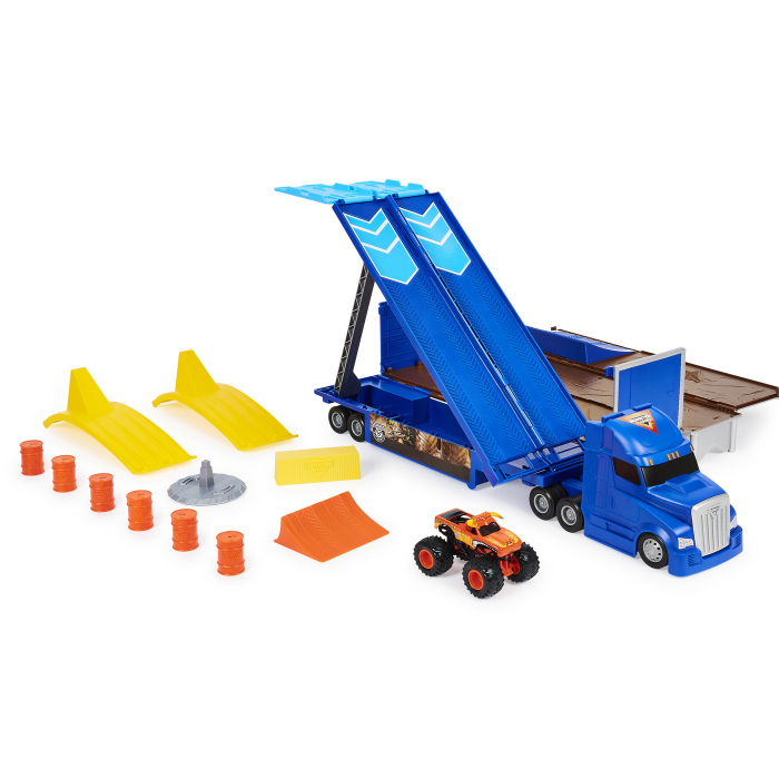 MONSTER JAM SET DE JOACA CAMIONUL CONVERTIBIL IN ARENA [2]