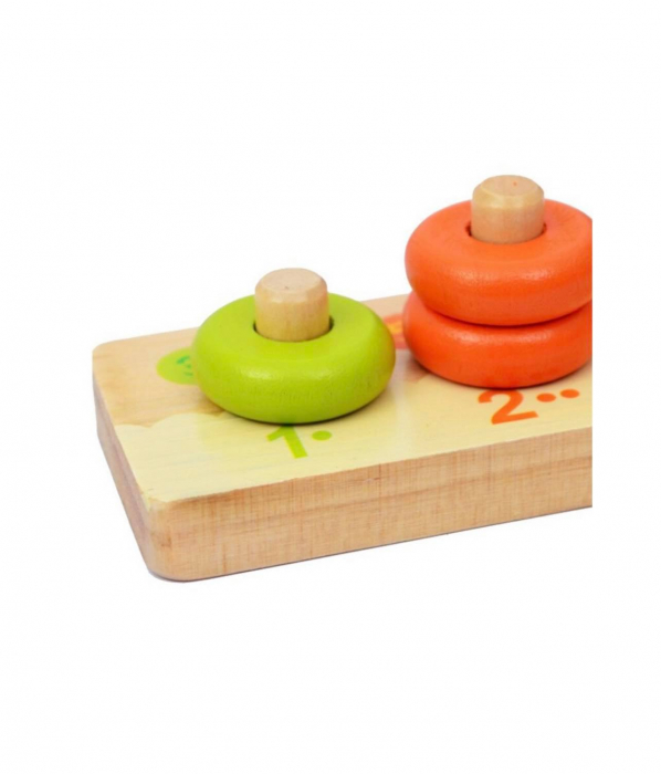 Numaratoare cu bile colorate din lemn [4]