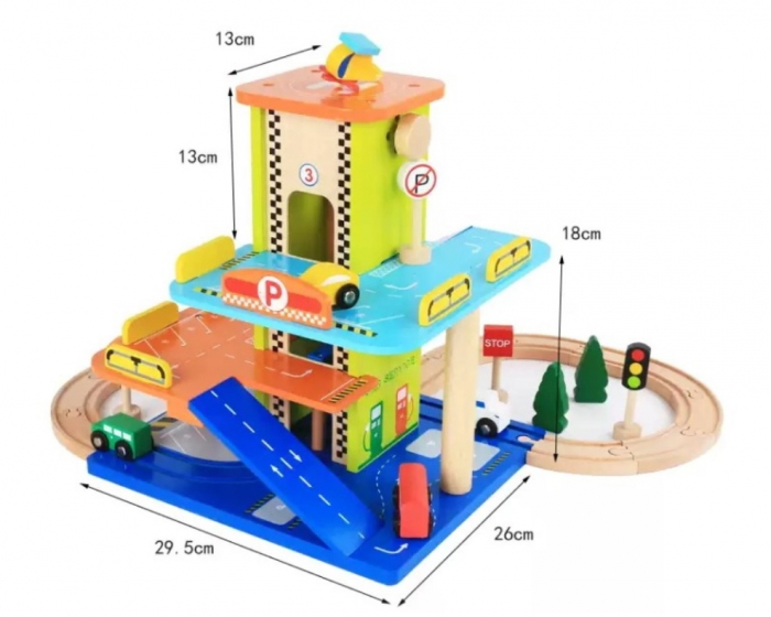 Parcare din lemn supraetajata [3]