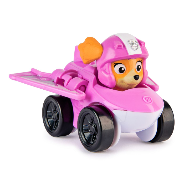 PATRULA CATELUSILOR PUP SQUAD RACERS AIR RESCUE VEHICUL METALIC SKYE SCARA 1 LA 55 [3]