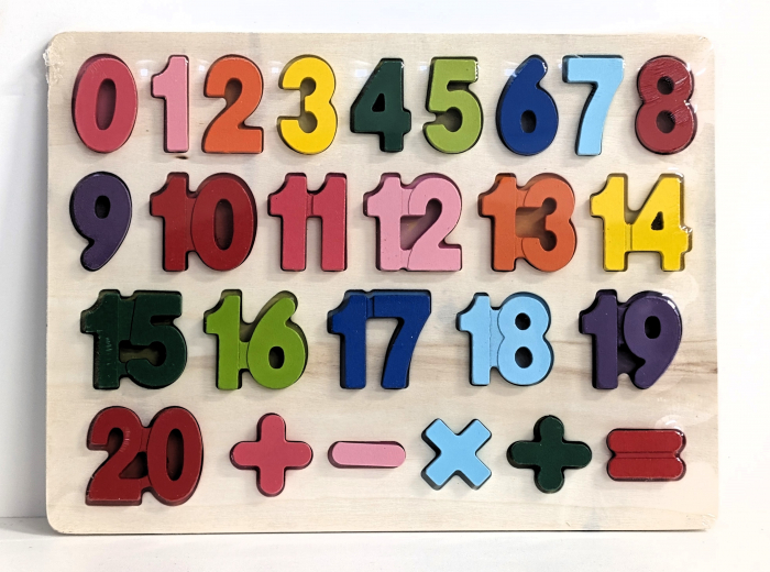 Placa de lemn  cu CIFRE [3]