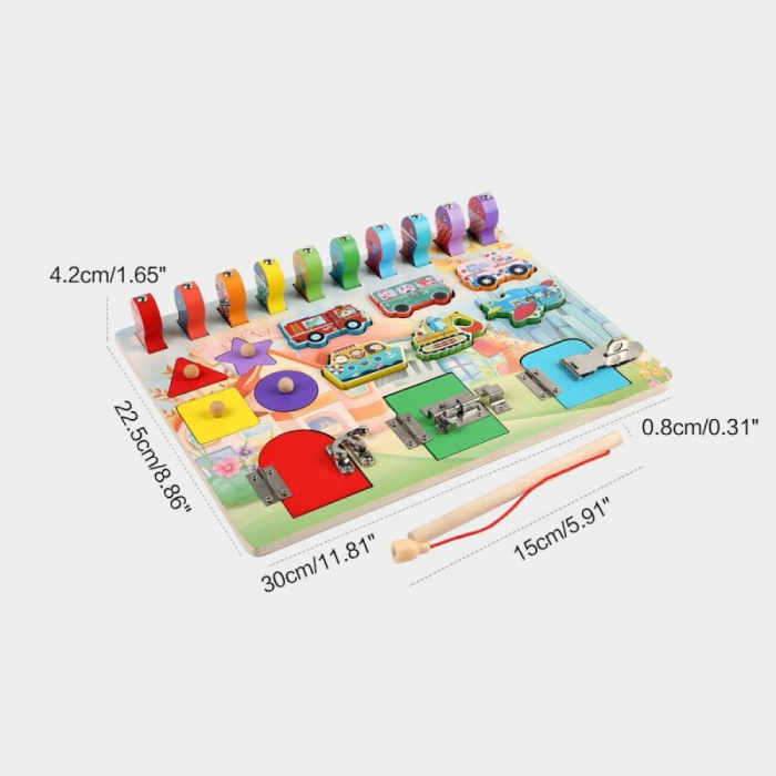 Placa Montessori Busyboard [5]
