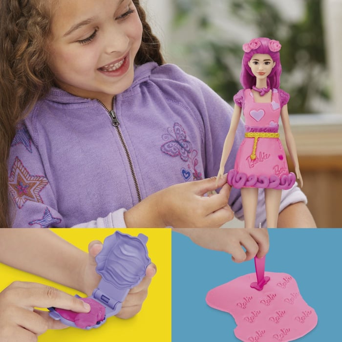 PLAY DOH BARBIE SET PLASTELINA INIMIOARE SI PAR [4]