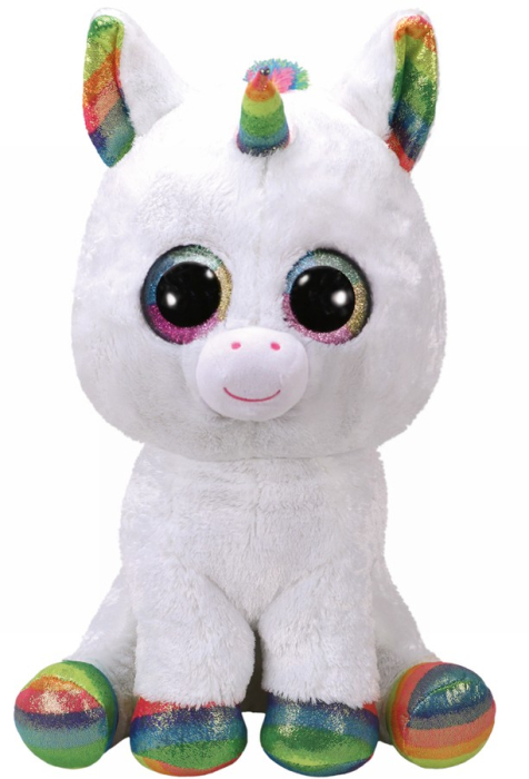 PLUS TY 42CM BOOS PIXY UNICORN ALB [1]