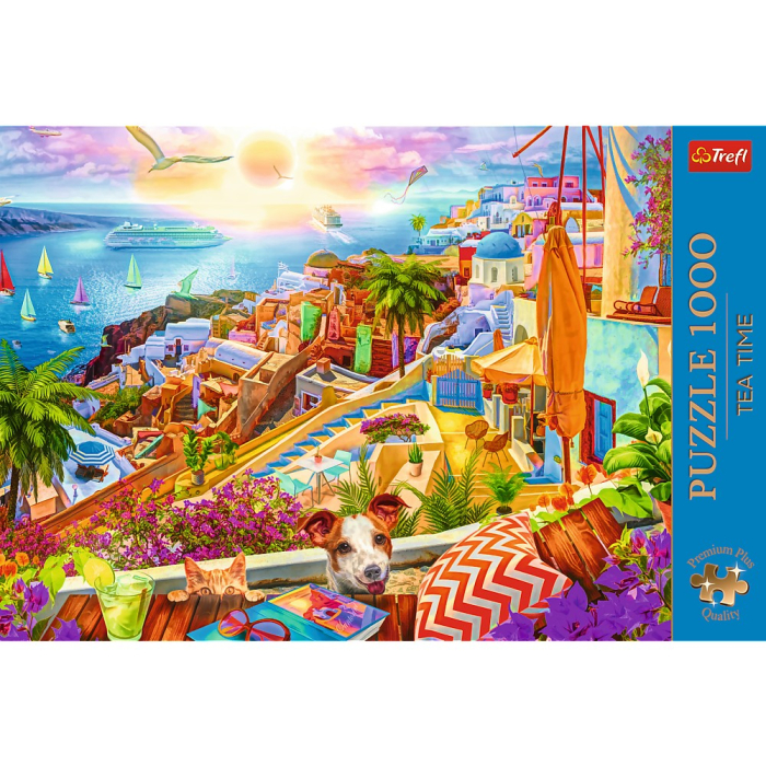 PUZZLE 1000 PREMIUM PLUS TEA TIME VIZITAND SANTORINI [3]
