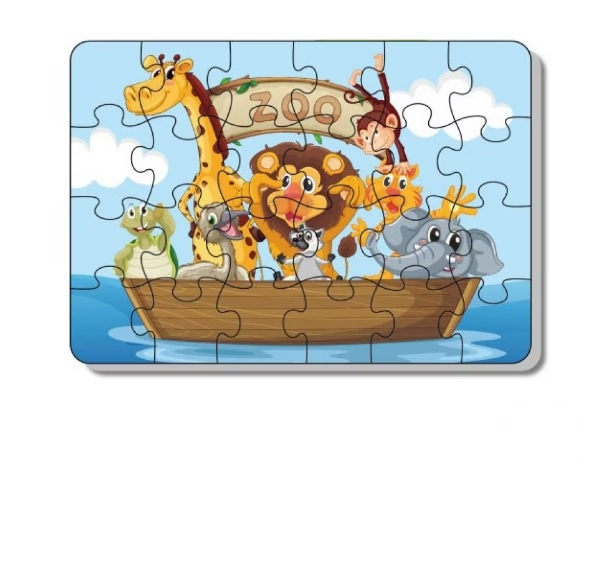 Puzzle 24 de piese Animale Zoo [2]