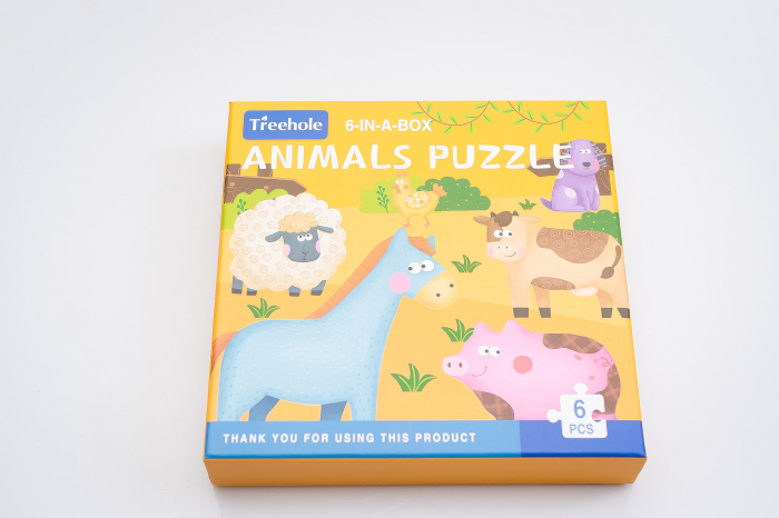 Puzzle 6-in-a-box Animale domestice [2]