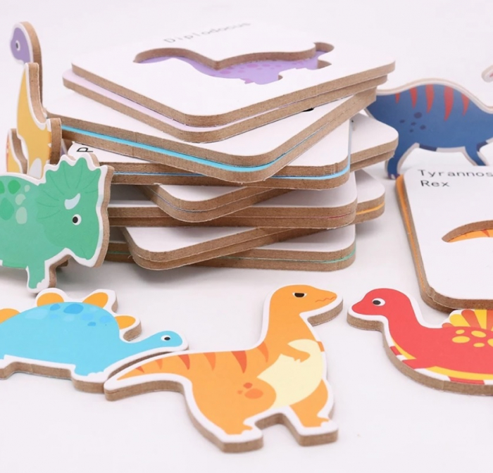Puzzle in cutie metalica DINOZAURI [2]
