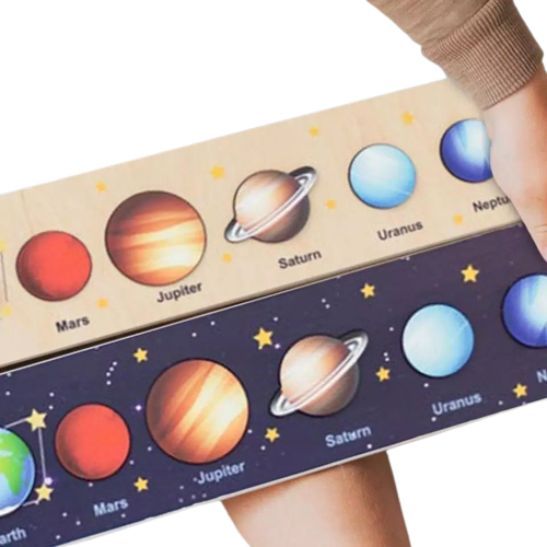 Puzzle de lemn - Sistemul solar [2]