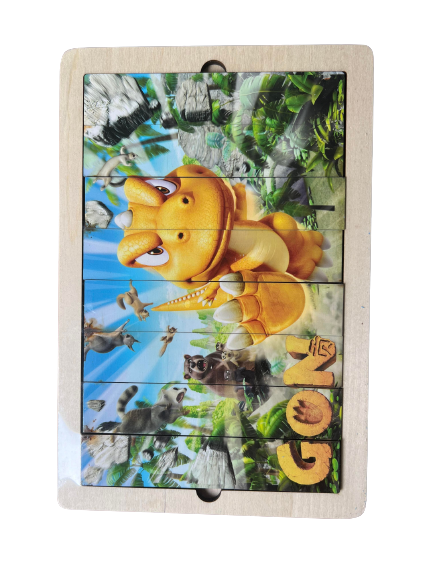 Puzzle de potrivire DINO GON [2]