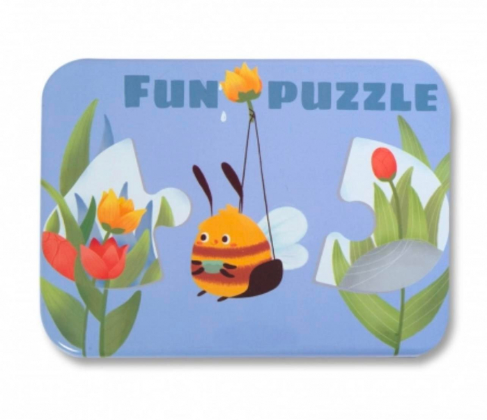 Fun Puzzle din DOUA PIESE in cutie metalica [2]