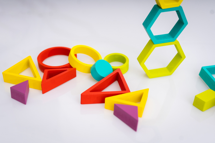 Puzzle din lemn – Sortator de forme geometrice [5]