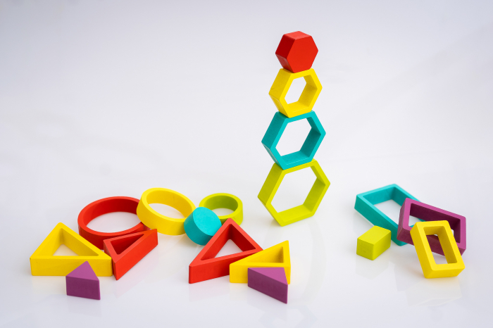 Puzzle din lemn – Sortator de forme geometrice [4]