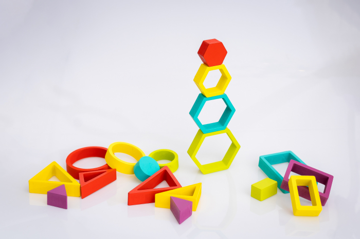 Puzzle din lemn – Sortator de forme geometrice [3]