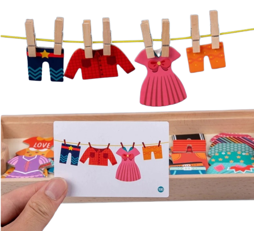 Puzzle imbraca familia si intinde rufele [6]