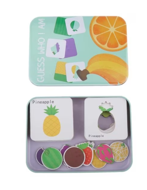 Puzzle in cutie metalica FRUCTE [2]
