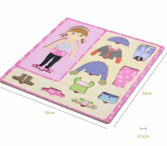 Puzzle incastru IMBRACA FETITA [3]