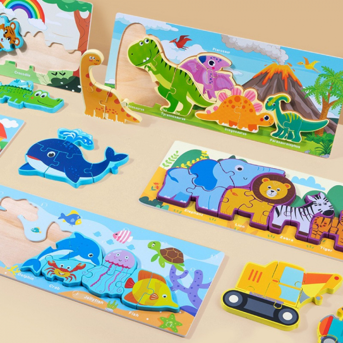 Puzzle mare 3D Animale domestice [3]