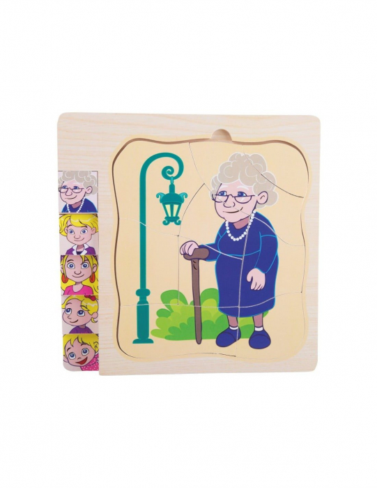 Puzzle multistrat Etapele Vietii Femeie [2]