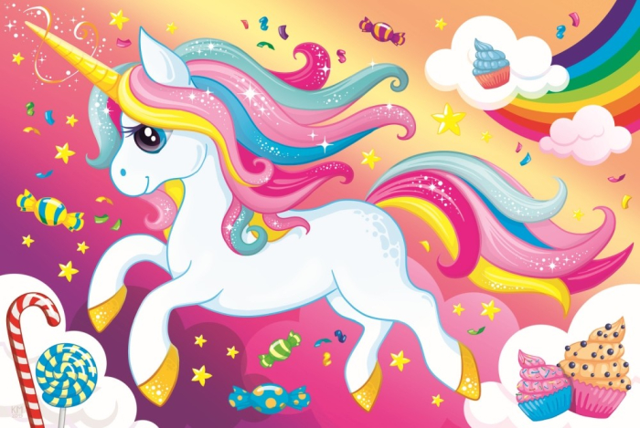 PUZZLE TREFL 100 FRUMOSUL UNICORN [2]