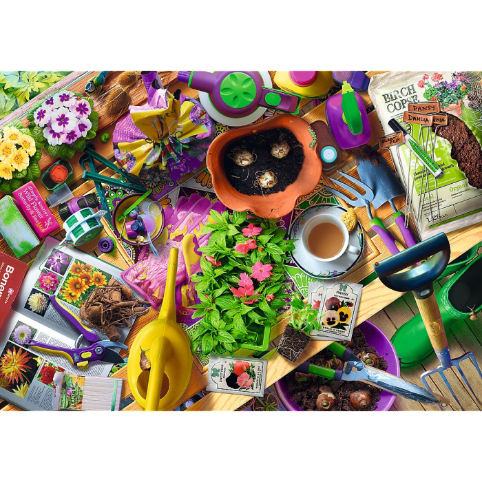 PUZZLE TREFL 1000 ARANJAREA GRADINII ARTIST ANDREW FARLEY [2]