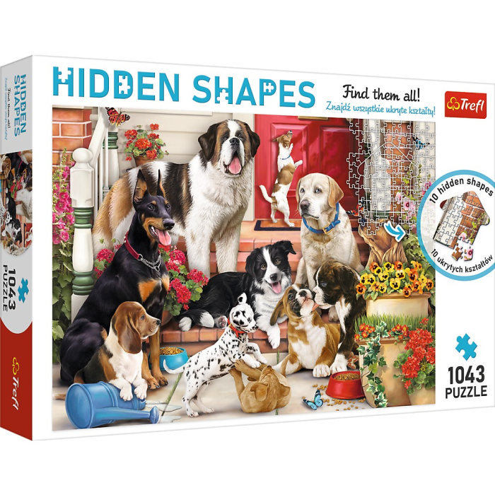 PUZZLE TREFL 1000 FORME ASCUNSE CATELUSII DRAGUTI [1]