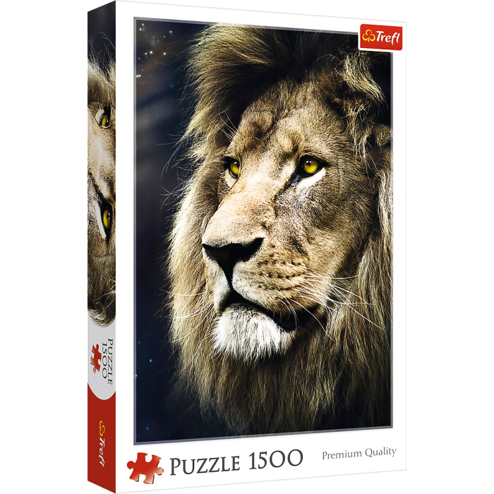 PUZZLE TREFL 1500 LEU PORTRET [1]