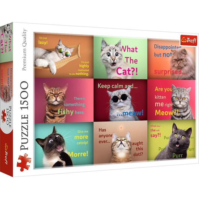 PUZZLE TREFL 1500 PISICUTE AMUZANTE [1]