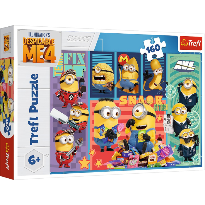 PUZZLE TREFL 160 DESPICABLE ME 4 LUMEA MINIONILOR [1]