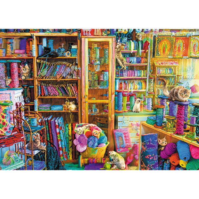 PUZZLE TREFL 2000 PARADISUL PISICUTELOR [2]