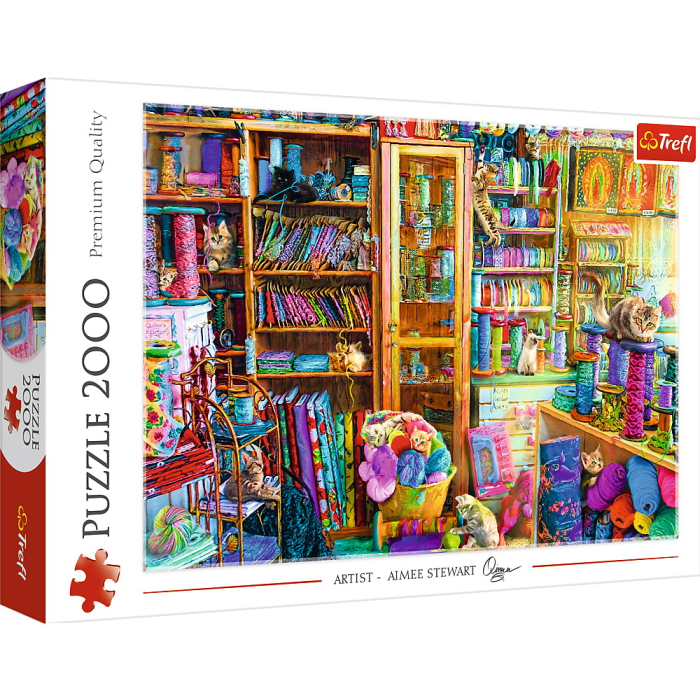 PUZZLE TREFL 2000 PARADISUL PISICUTELOR [1]