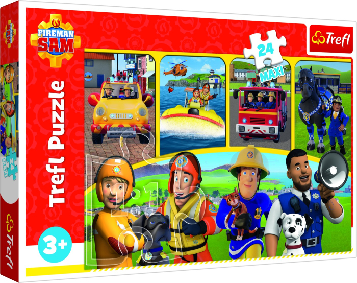 PUZZLE TREFL 24 MAXI POMPIERUL SAM [1]