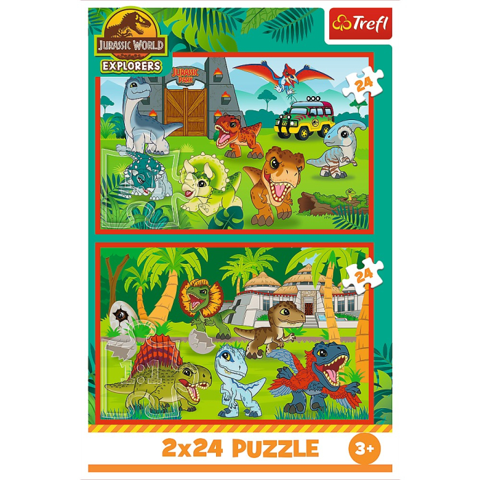 PUZZLE TREFL 2X70 JURASSIC WORLD UNIVERSUL JURASSIC PARK [4]