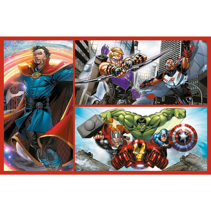 PUZZLE TREFL 2X70 MARVEL AVENGERS MISIUNEA SUPER EROILOR MARVEL AVENGERS [2]