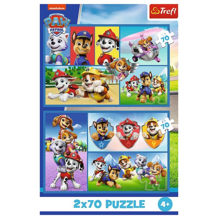 PUZZLE TREFL 2X70 PATRULA CATELUSILOR ECHIPA CATELUSILOR [4]