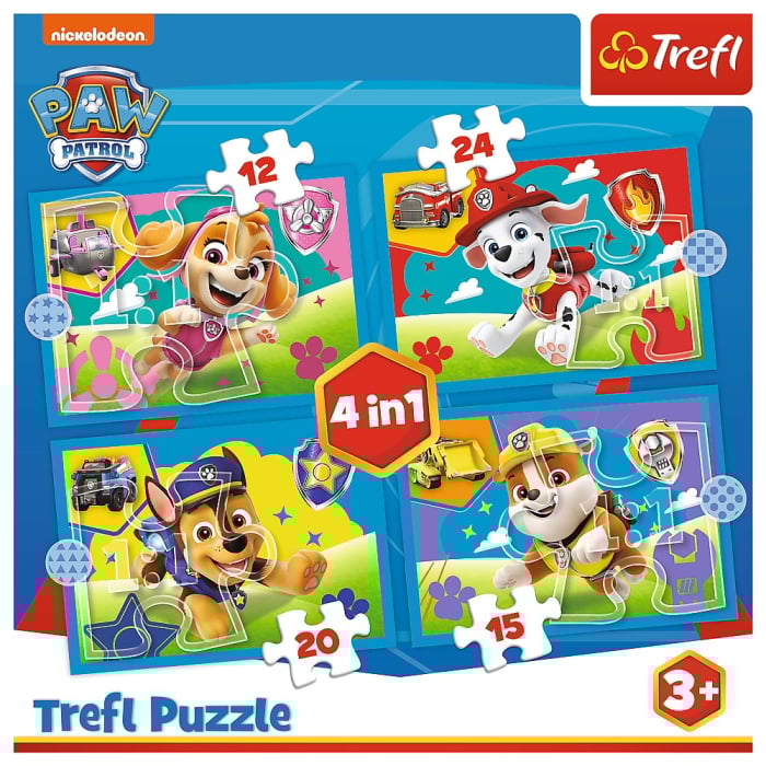 PUZZLE TREFL 4IN1 PATRULA CATELUSILOR ECHIPA [6]