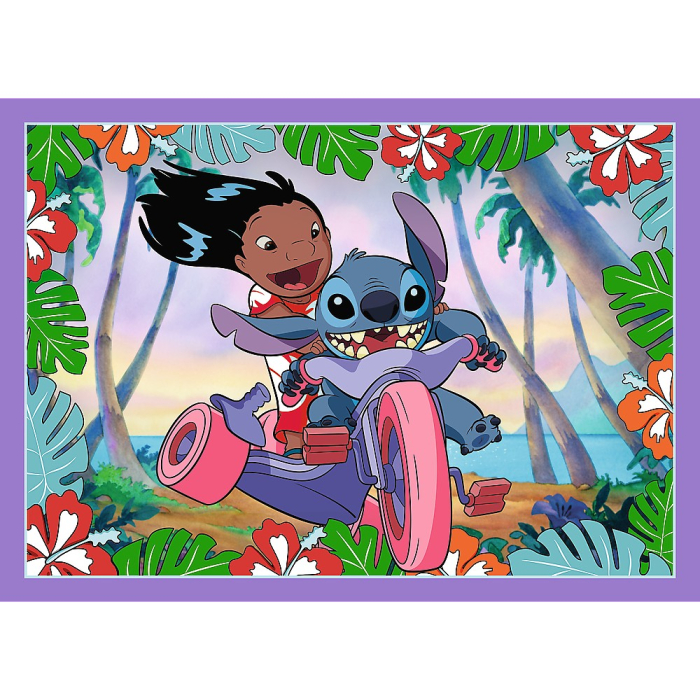 PUZZLE TREFL 4IN1 STITCH ZIUA FERMECATA [4]