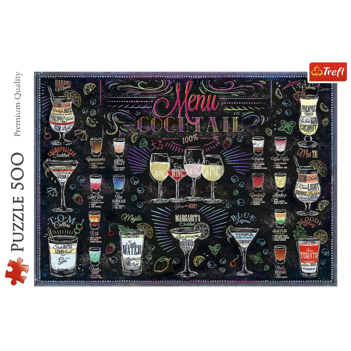 PUZZLE TREFL 500 MENIUL DE COCKTAILURI [3]