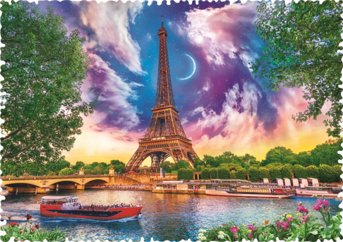 PUZZLE TREFL 600 CU PIESE CIUDATE - CER DE POVESTE LA PARIS [2]
