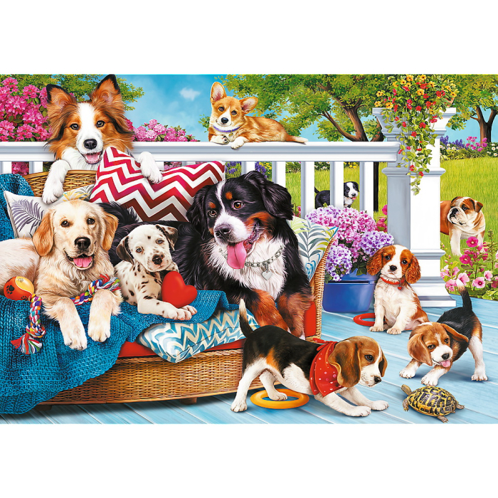 PUZZLE TREFL UFT 1000 PRIETENIA CATELUSILOR [2]